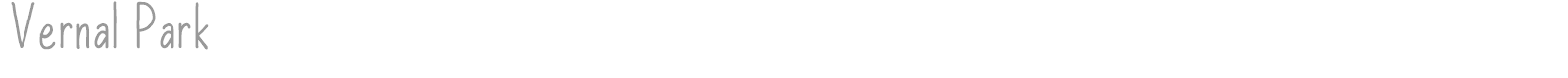 Vernal Park font preview